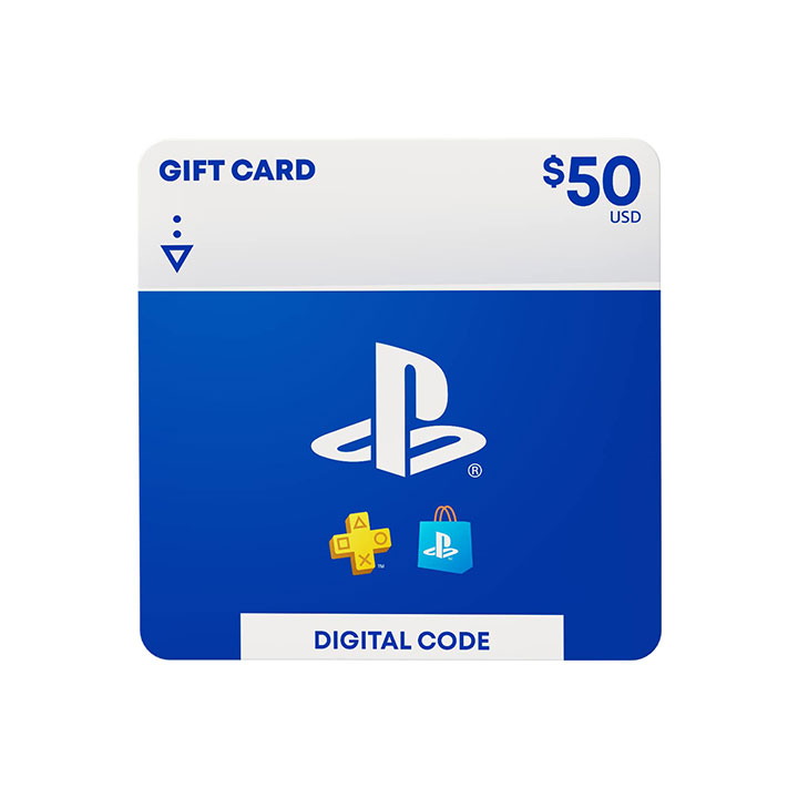 گیفت‌کارت ۵۰ دلاری PlayStation Store آمریکا